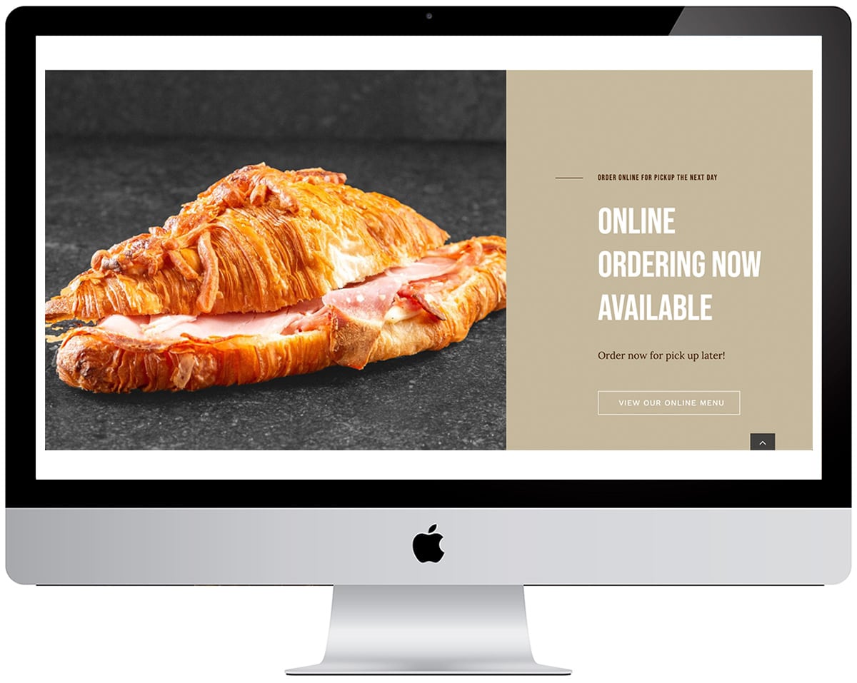 Chouquette website design - Scorched Media