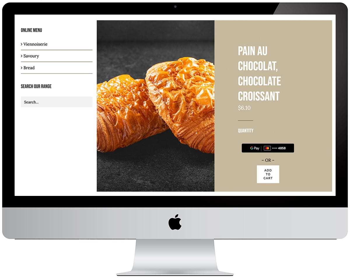 Chouquette website design - Scorched Media