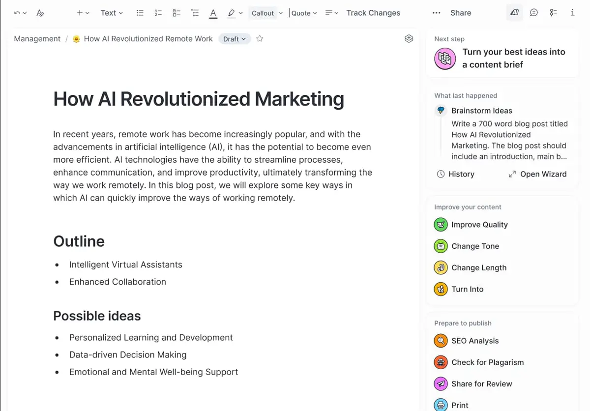 Blaze AI - AI Content marketing